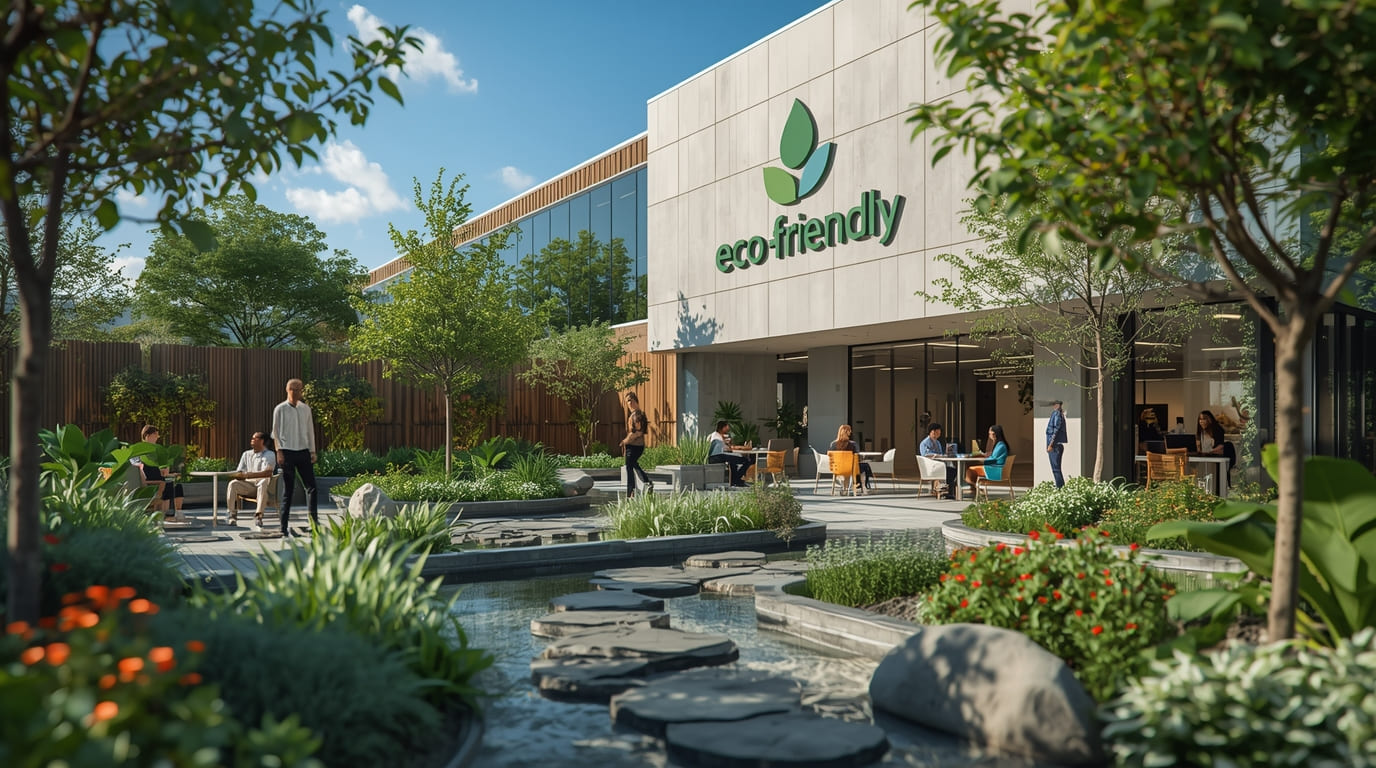 Commercial landscape design by Sholzephvorb